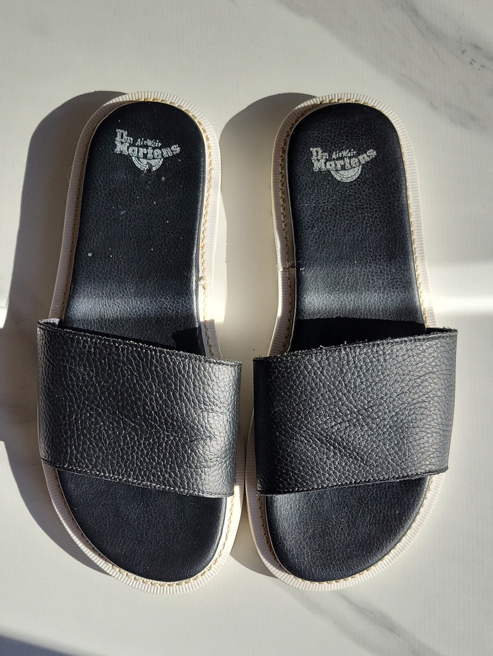 Dr. Martens Cierra II Black Slide Sandals
